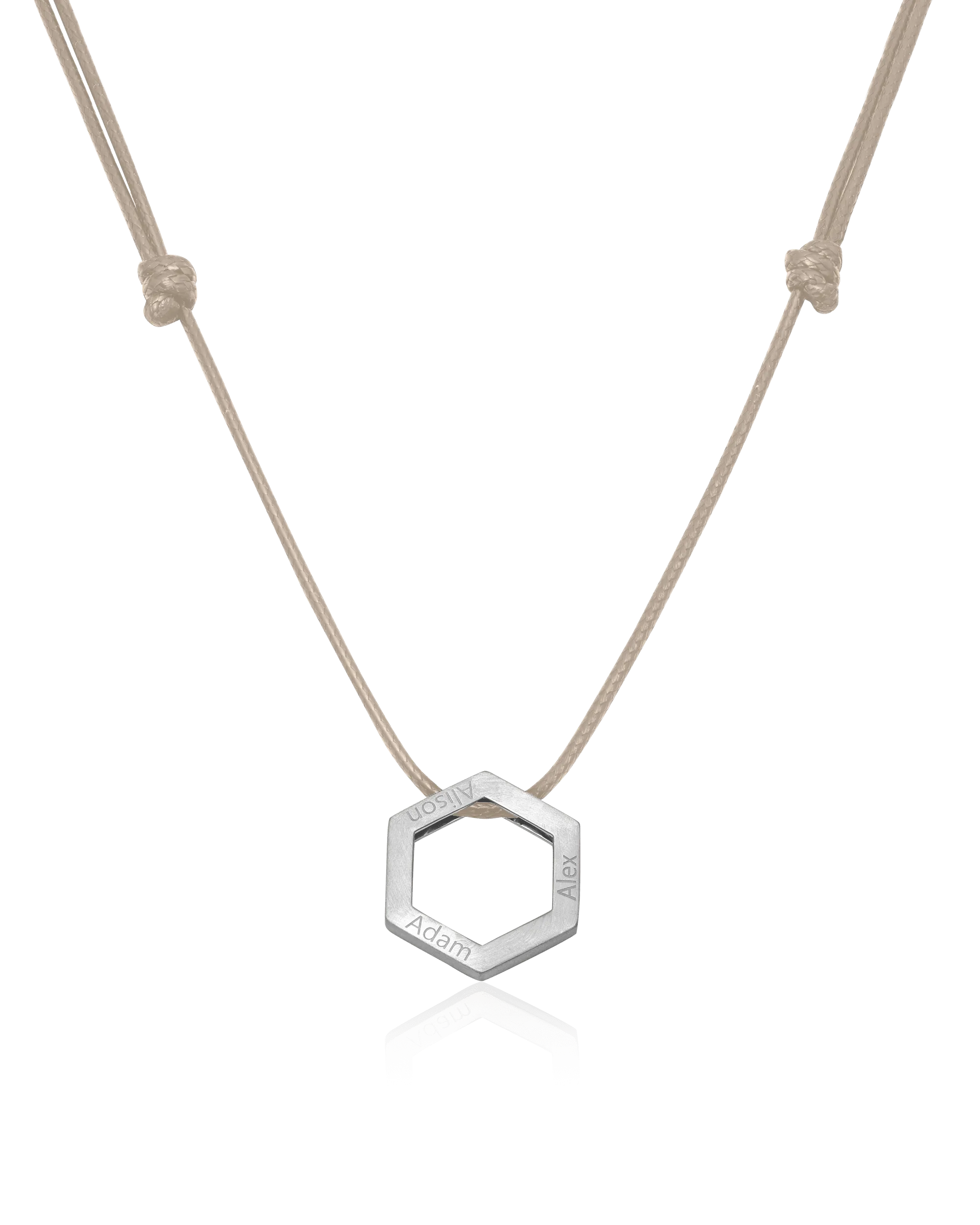 Honeycomb Necklace - 925 Sterling Silver