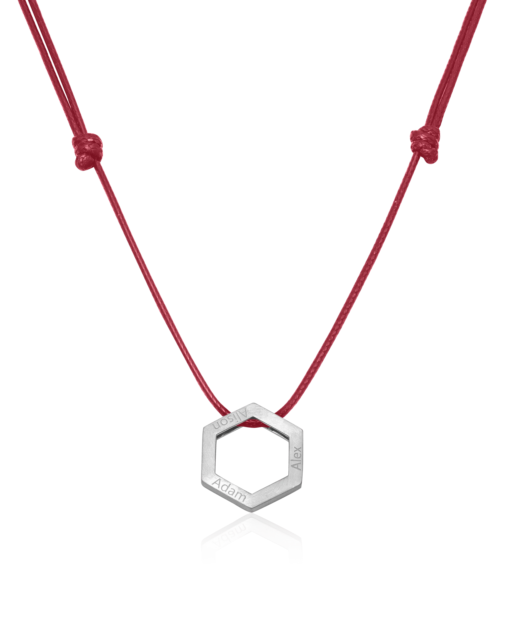 Honeycomb Necklace - 925 Sterling Silver