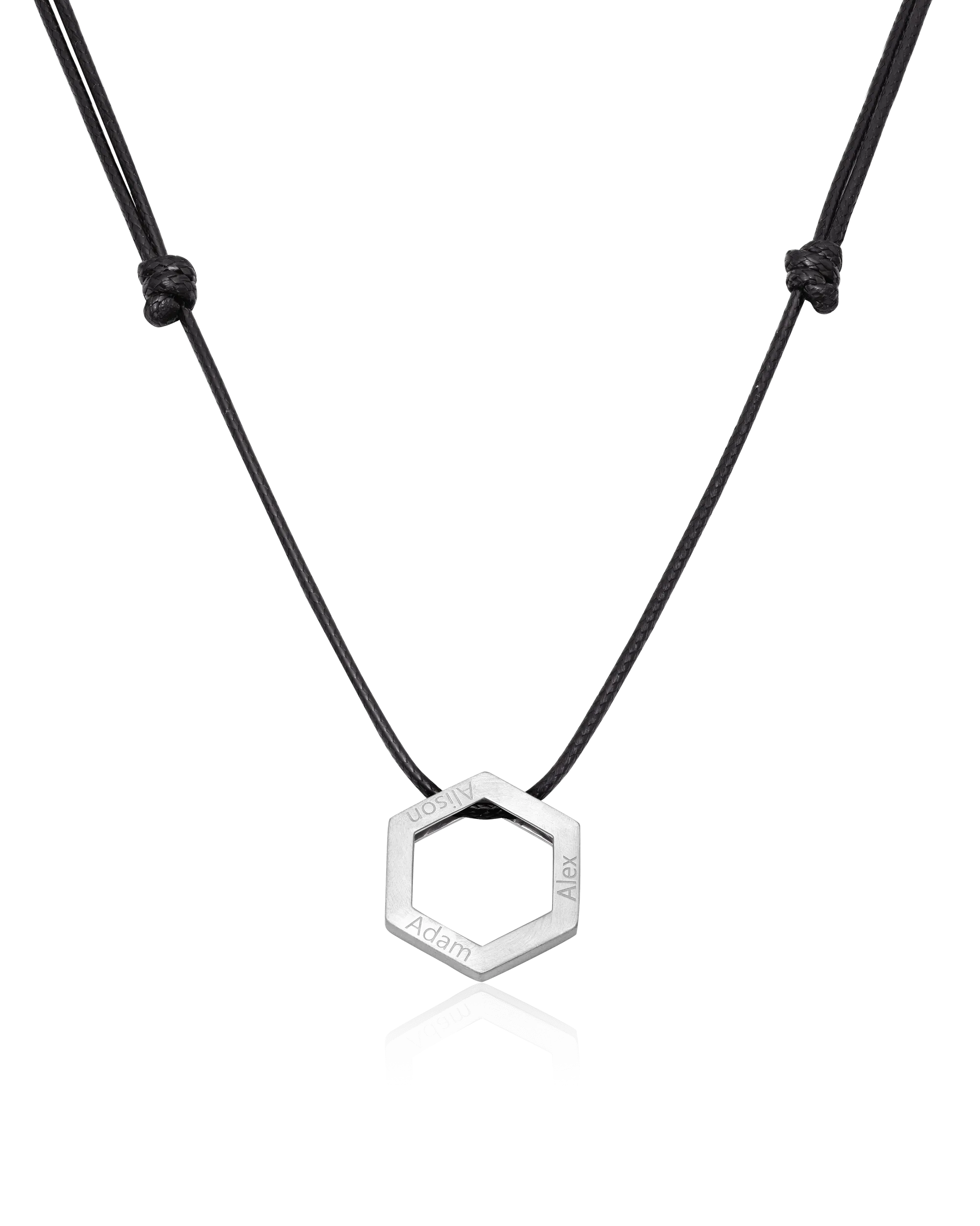 Honeycomb Necklace - 925 Sterling Silver