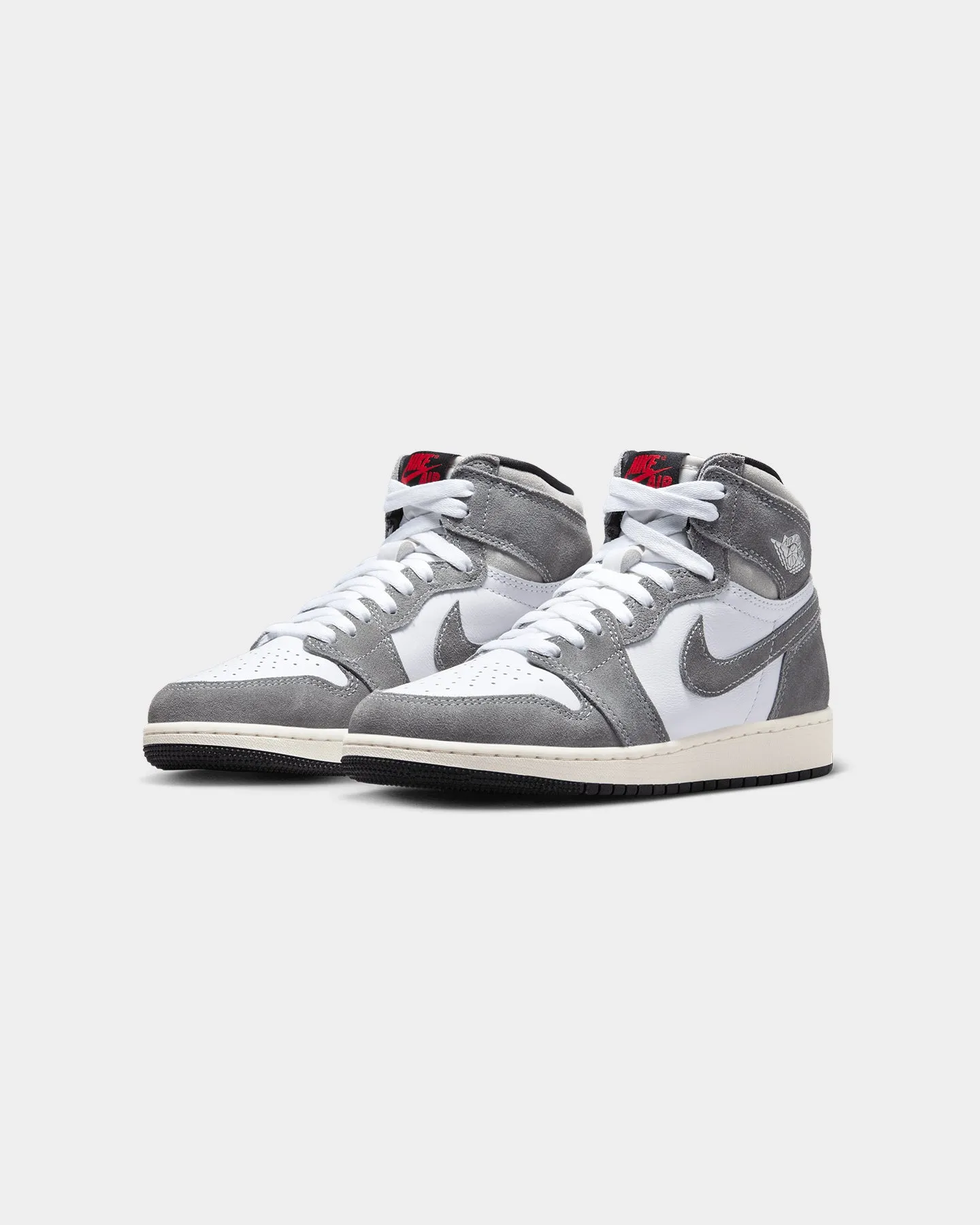Jordan Kids' Air Jordan 1 High Chicago "Washed Black" (GS) Black/Fire Red
