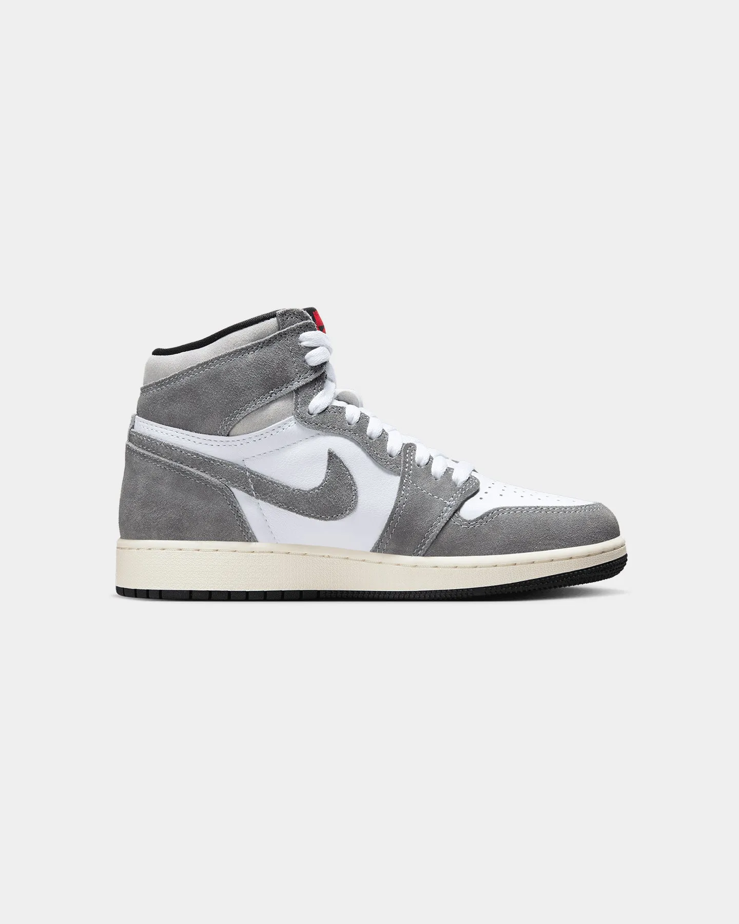 Jordan Kids' Air Jordan 1 High Chicago "Washed Black" (GS) Black/Fire Red
