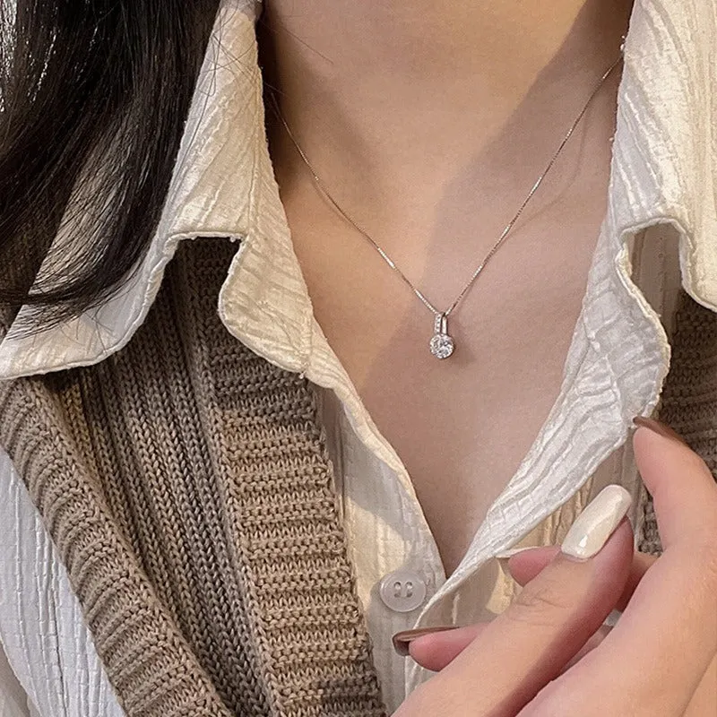 Large Faux Diamond Necklace