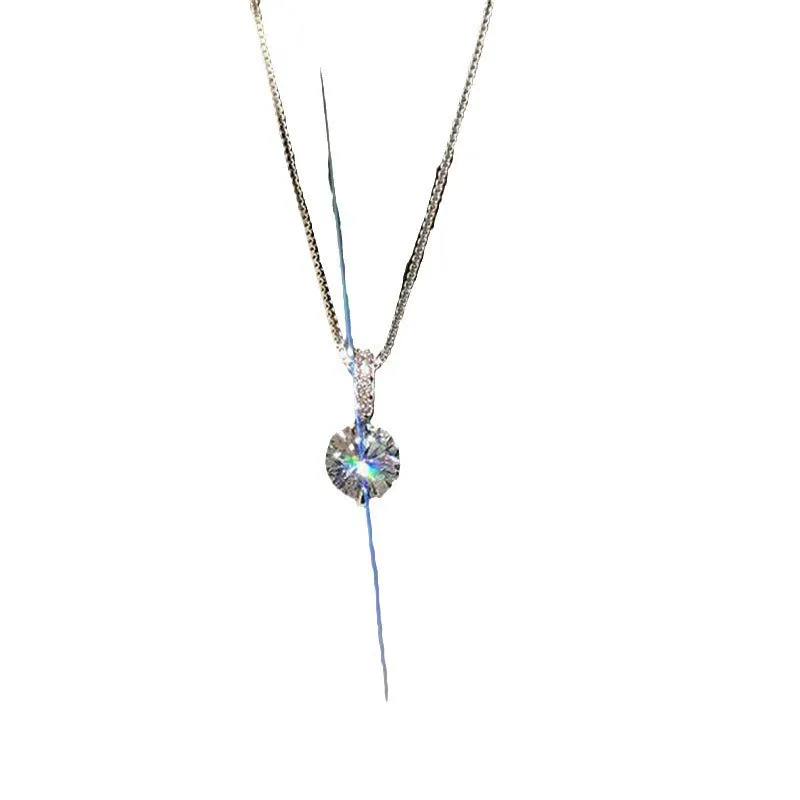 Large Faux Diamond Necklace