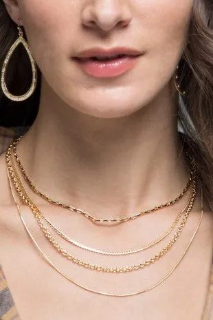 Layered Link Chain Necklace