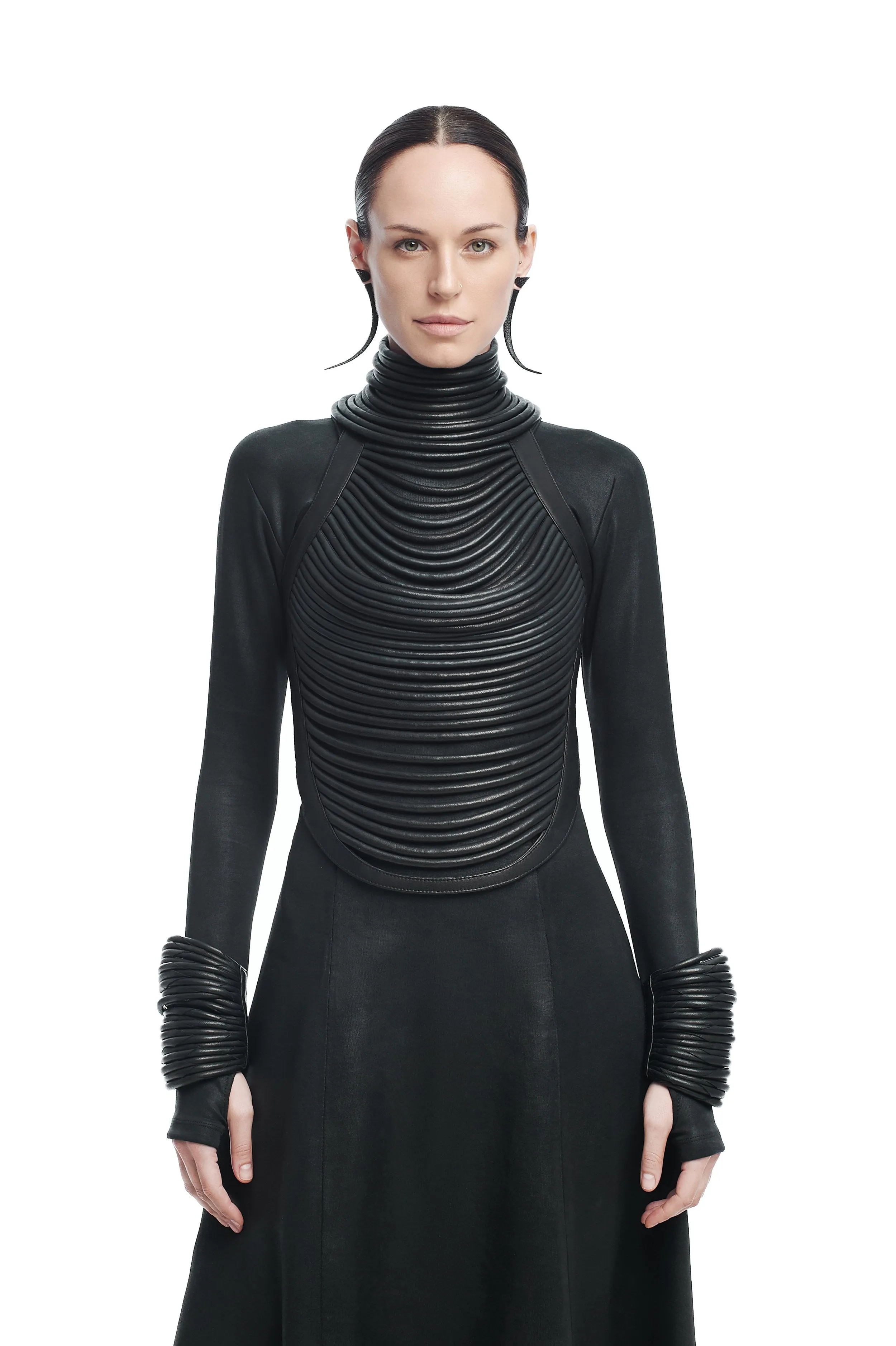 Limnic Leather Top