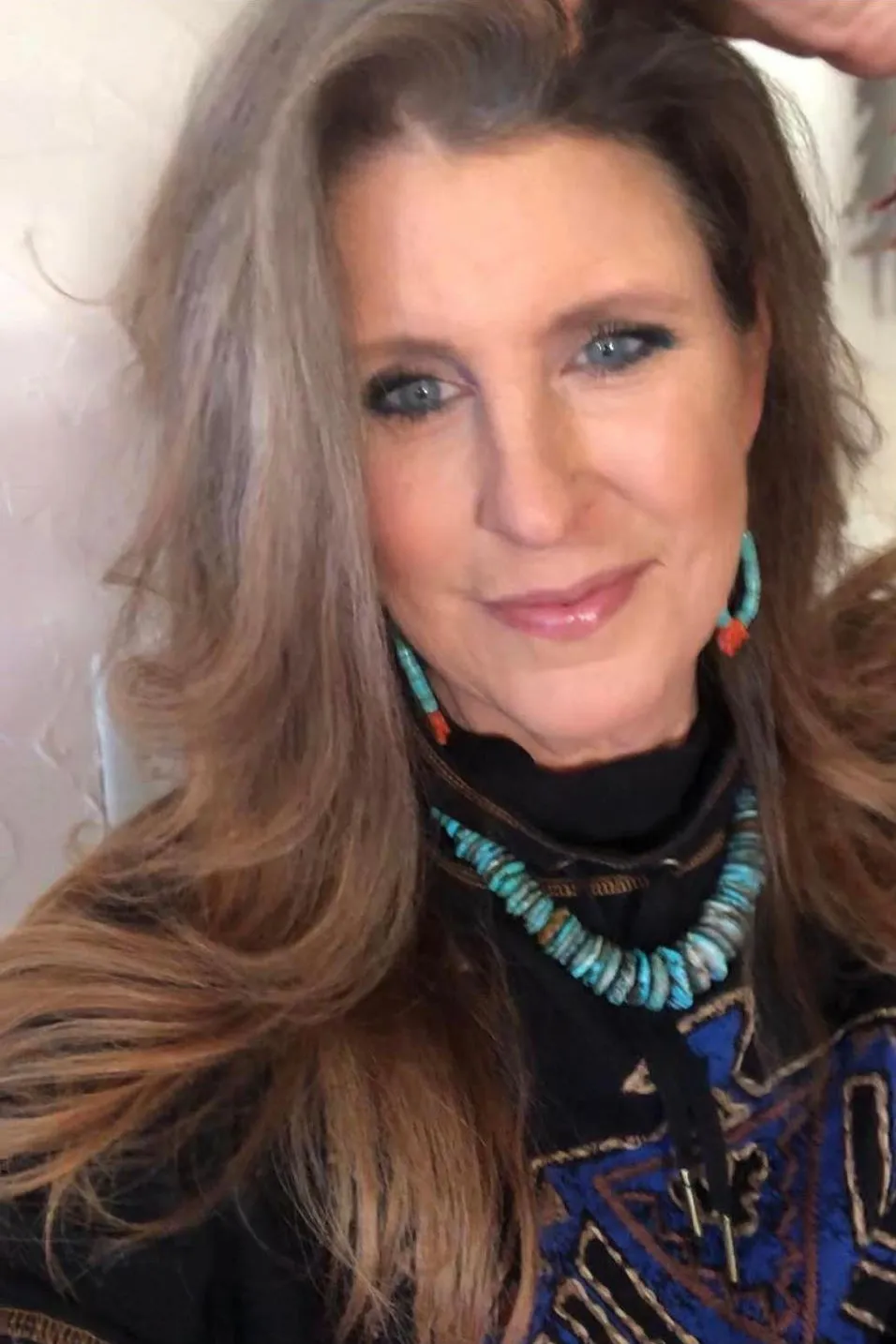 Miscellaneous, Art, Necklace, San Ildefonso Thunderbird, Tile & Turquoise, Tonya Lamb, Contemporary, 623