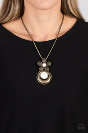 Necklace Bohemian Blossom - Brass SETC