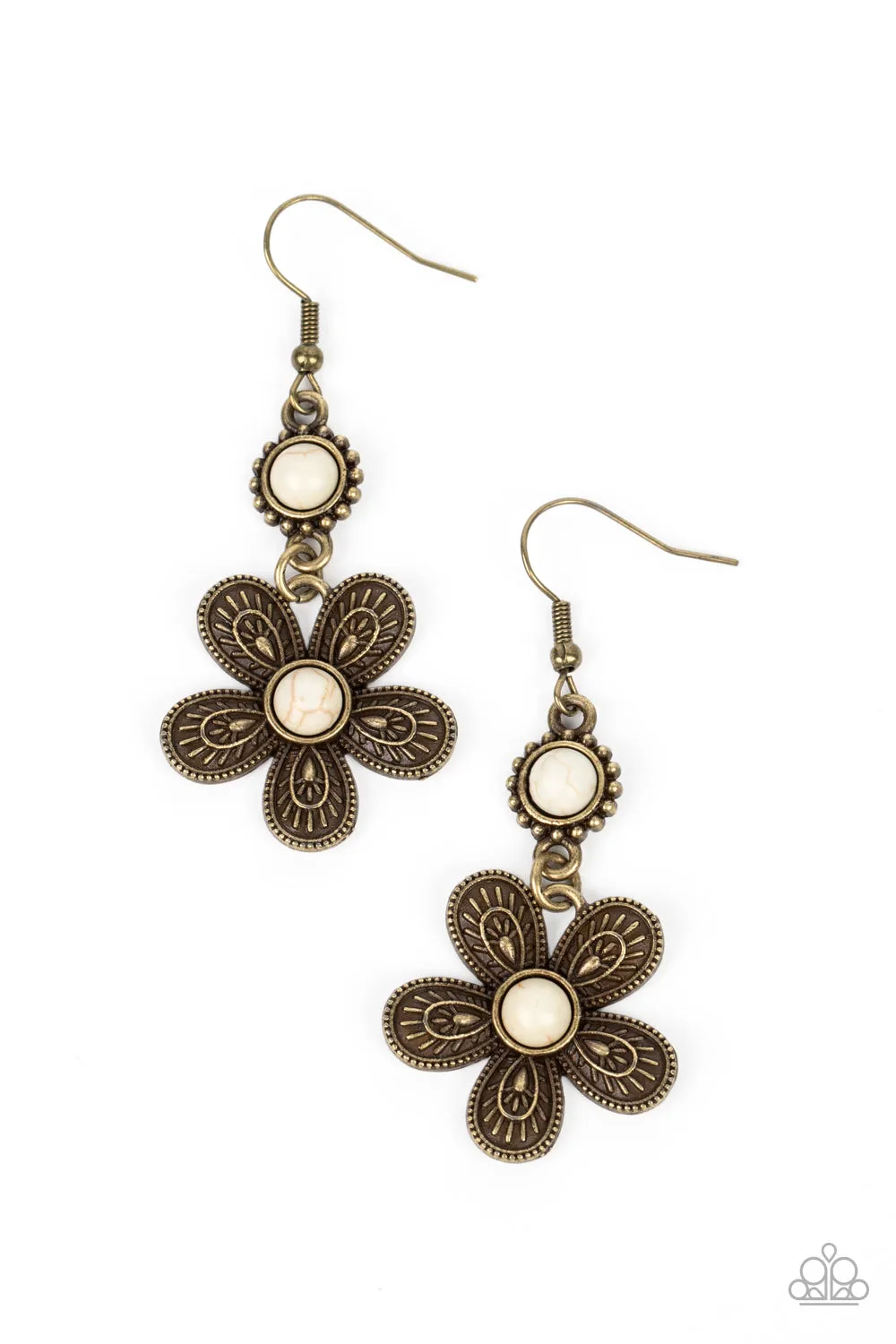 Necklace Bohemian Blossom - Brass SETC