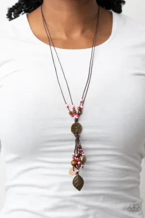 Necklaces Knotted Keepsake - Pink