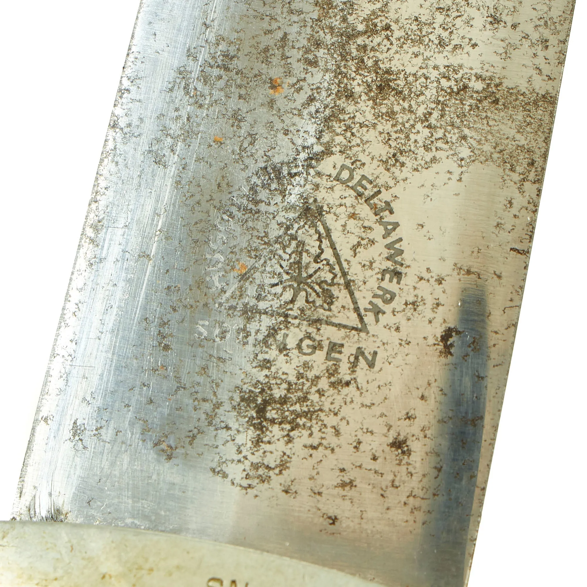 Original German Early WWII SA Dagger by Rare Maker Hugo Linder Deltawerk with Scabbard & Hanger - McSARR Rarity Rated 7 of 10