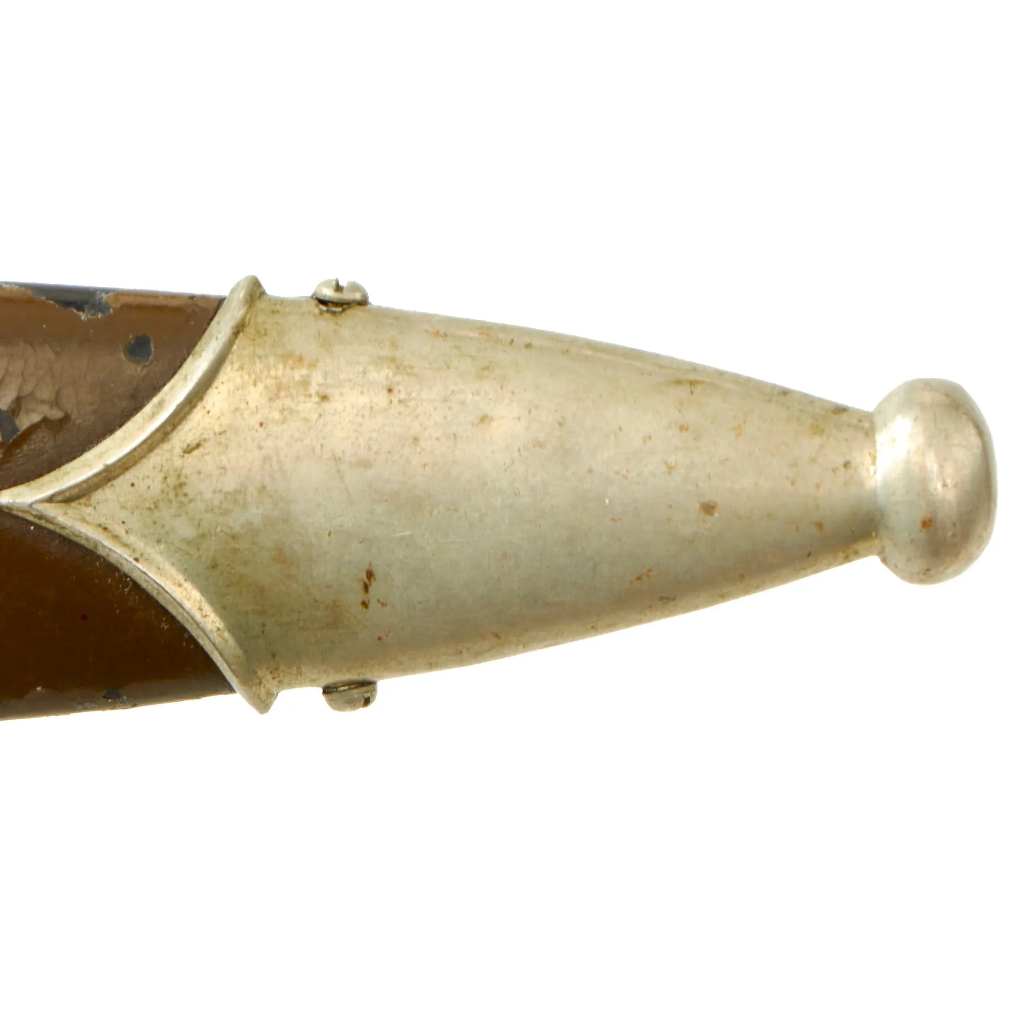 Original German Early WWII SA Dagger by Rare Maker Hugo Linder Deltawerk with Scabbard & Hanger - McSARR Rarity Rated 7 of 10