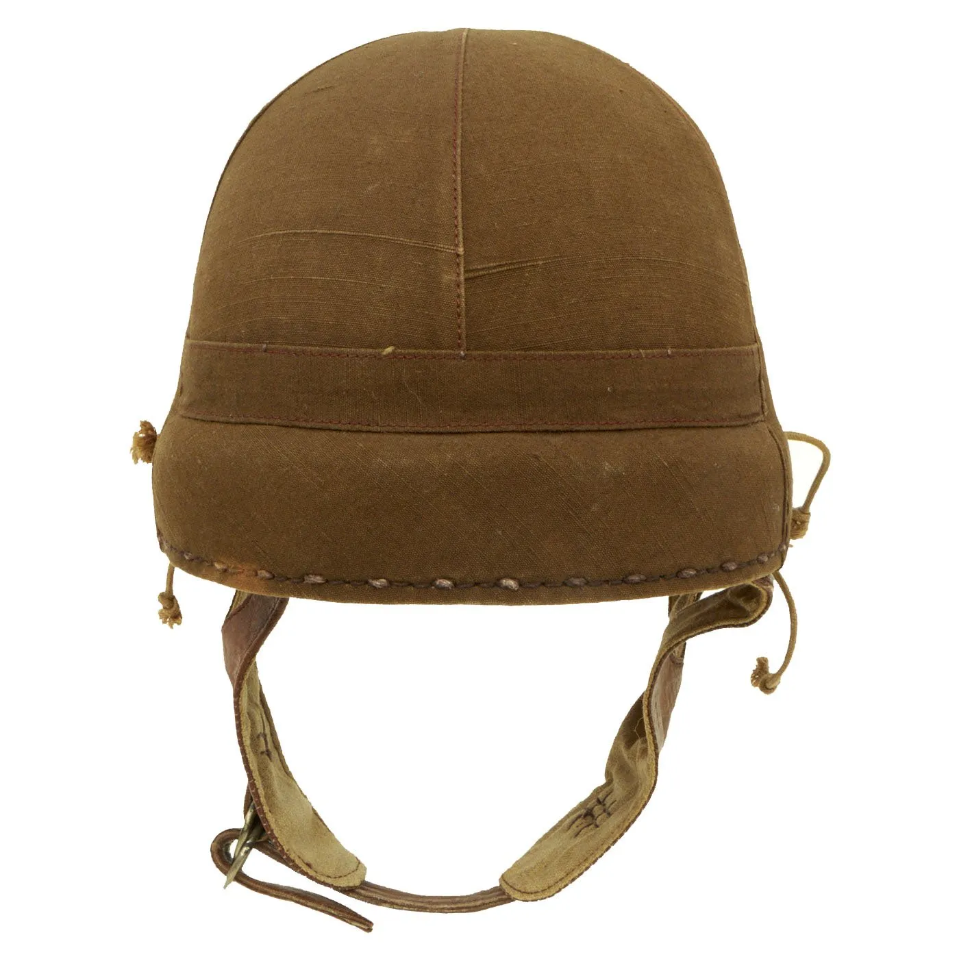 Original Japanese WWII Imperial Japanese Army Tanker Helmet with Markings - dated 1944