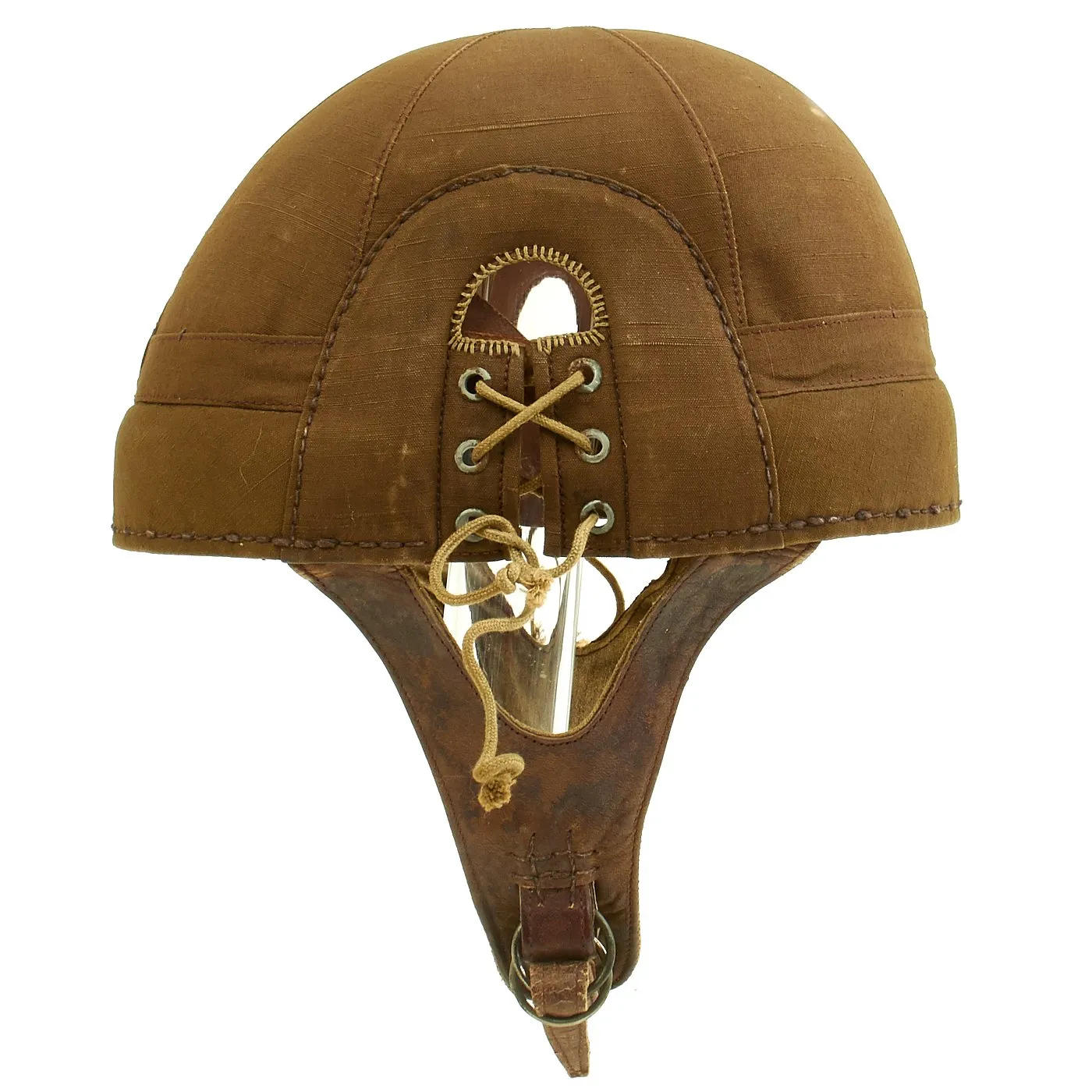 Original Japanese WWII Imperial Japanese Army Tanker Helmet with Markings