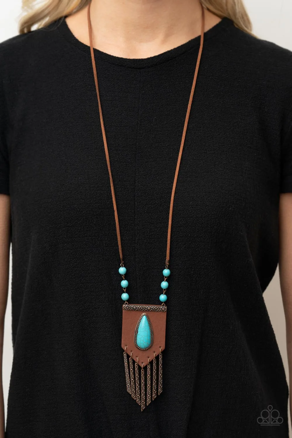 Paparazzi Enchantingly Tribal - Copper Necklace
