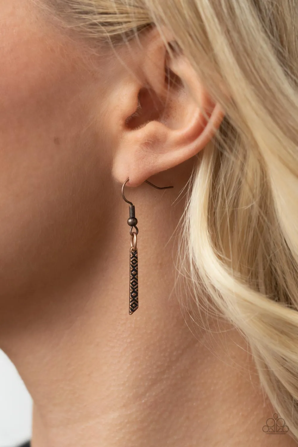 Paparazzi Enchantingly Tribal - Copper Necklace