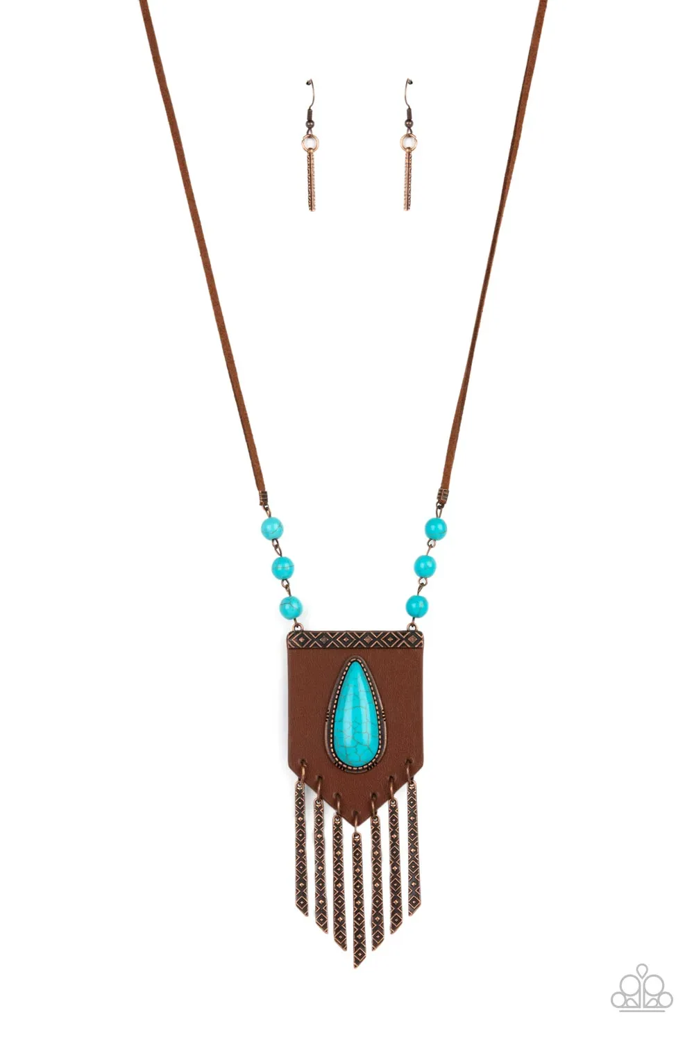 Paparazzi Enchantingly Tribal - Copper Necklace