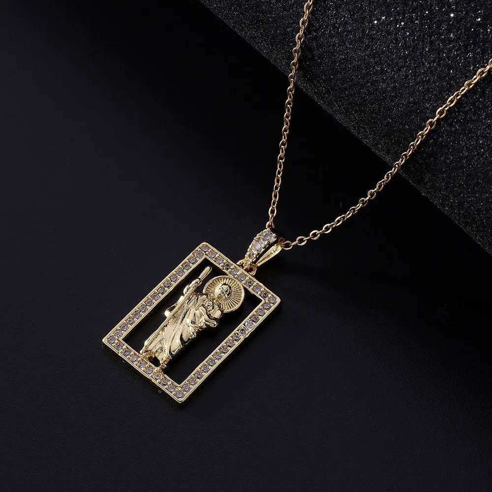 Pattern Hip Hop Necklace