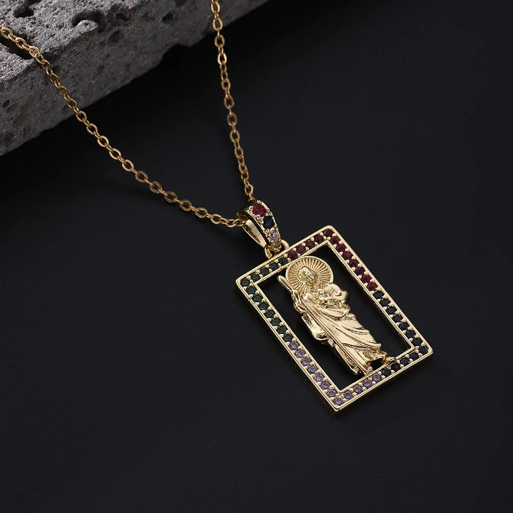 Pattern Hip Hop Necklace
