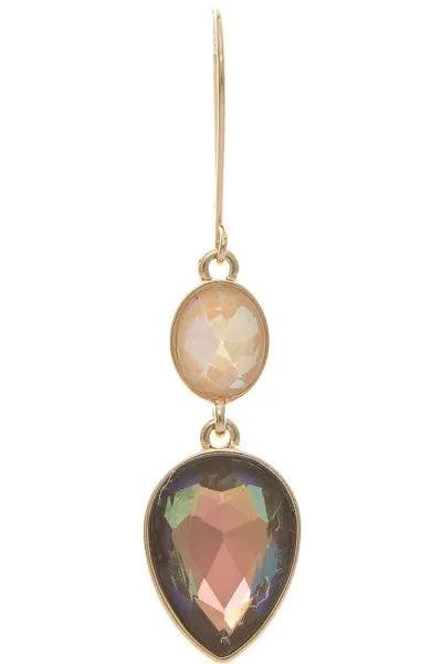 Rain Jewelry Gold Natural Glow Stone Drop Earring