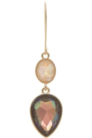 Rain Jewelry Gold Natural Glow Stone Drop Earring