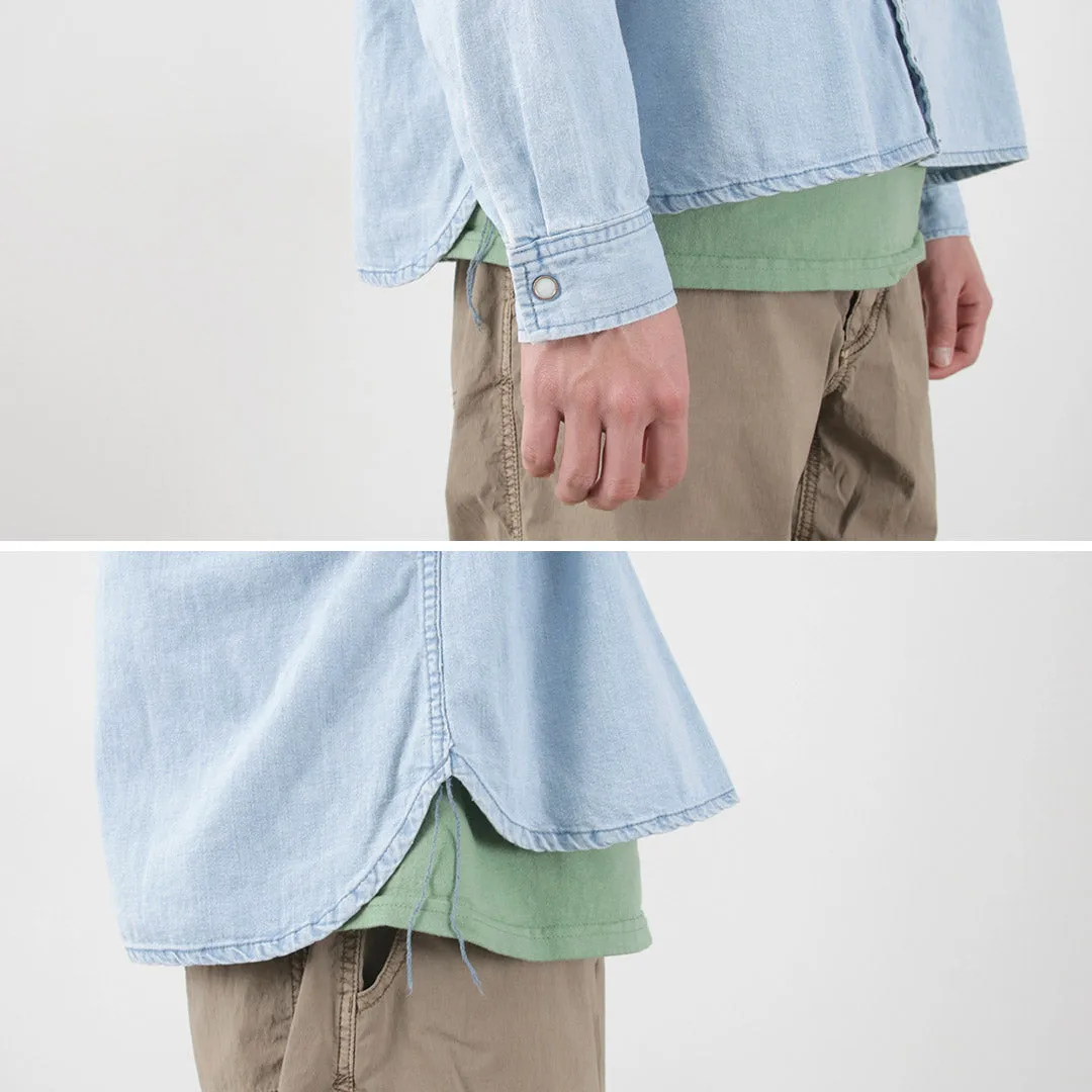 REMI RELIEF / SHORT DENIM WESTERN SHIRT