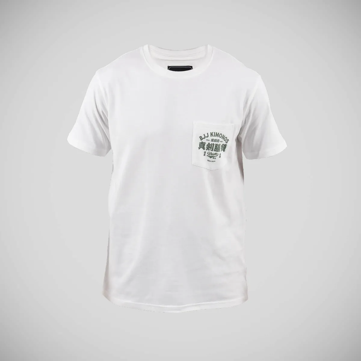 Scramble Kimono Label T-Shirt White