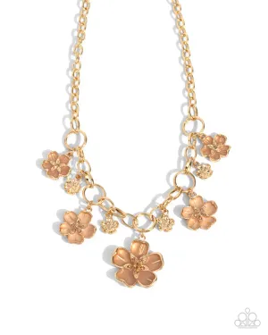 Secretive Sprig - Brown Necklace - Paparazzi Accessories