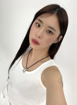 Silver Color Flower Necklace CL331