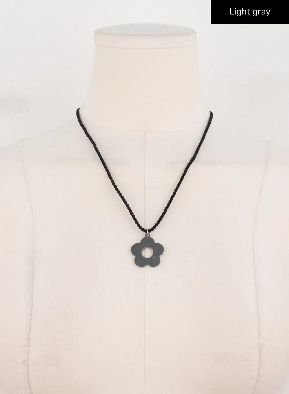 Silver Color Flower Necklace CL331