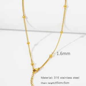 Simple Satellite Chain in Gold