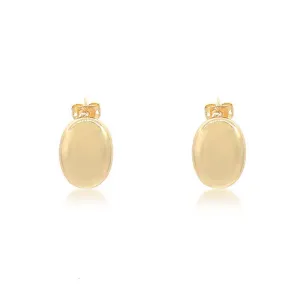 Smooth Oval Earrings