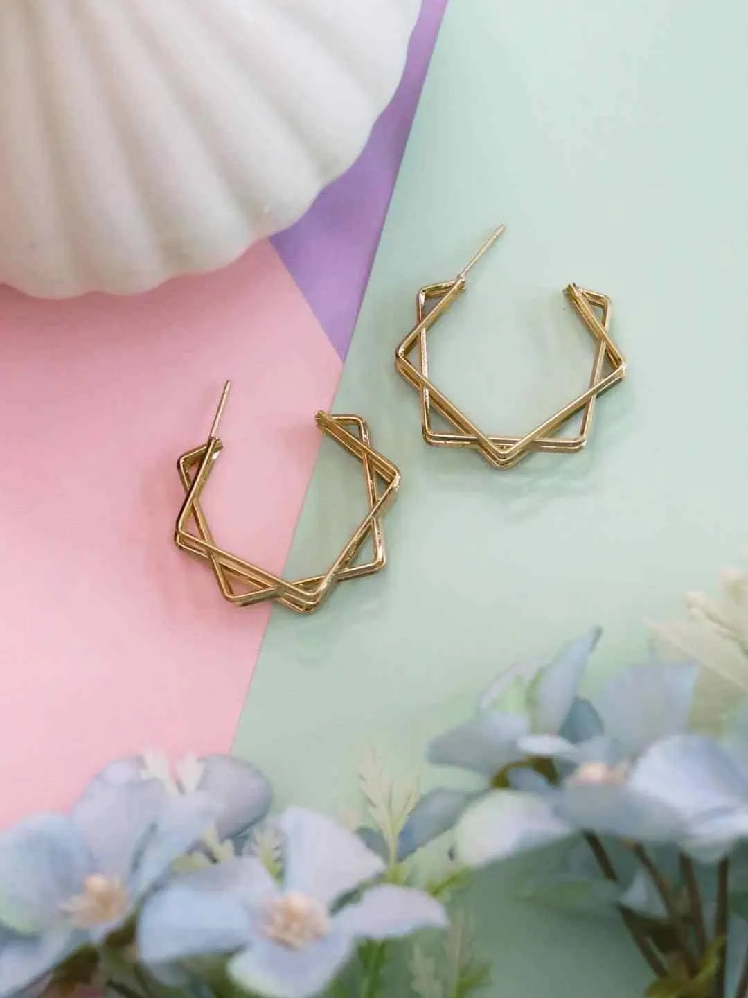 Square Hoop Earrings