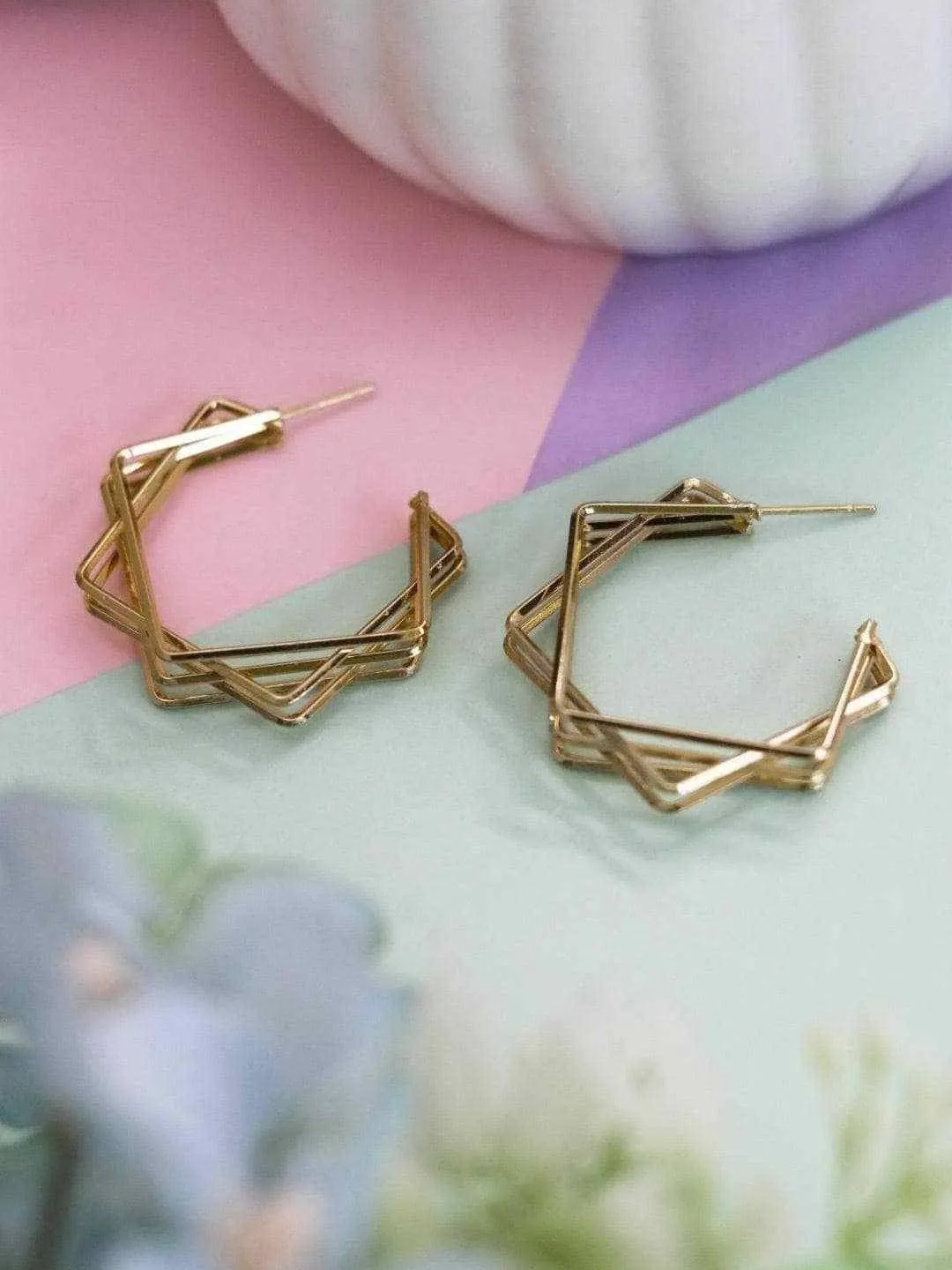 Square Hoop Earrings