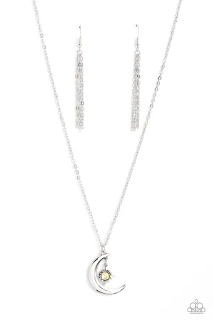 Stellar Sway - Yellow Necklace - Paparazzi Accessories