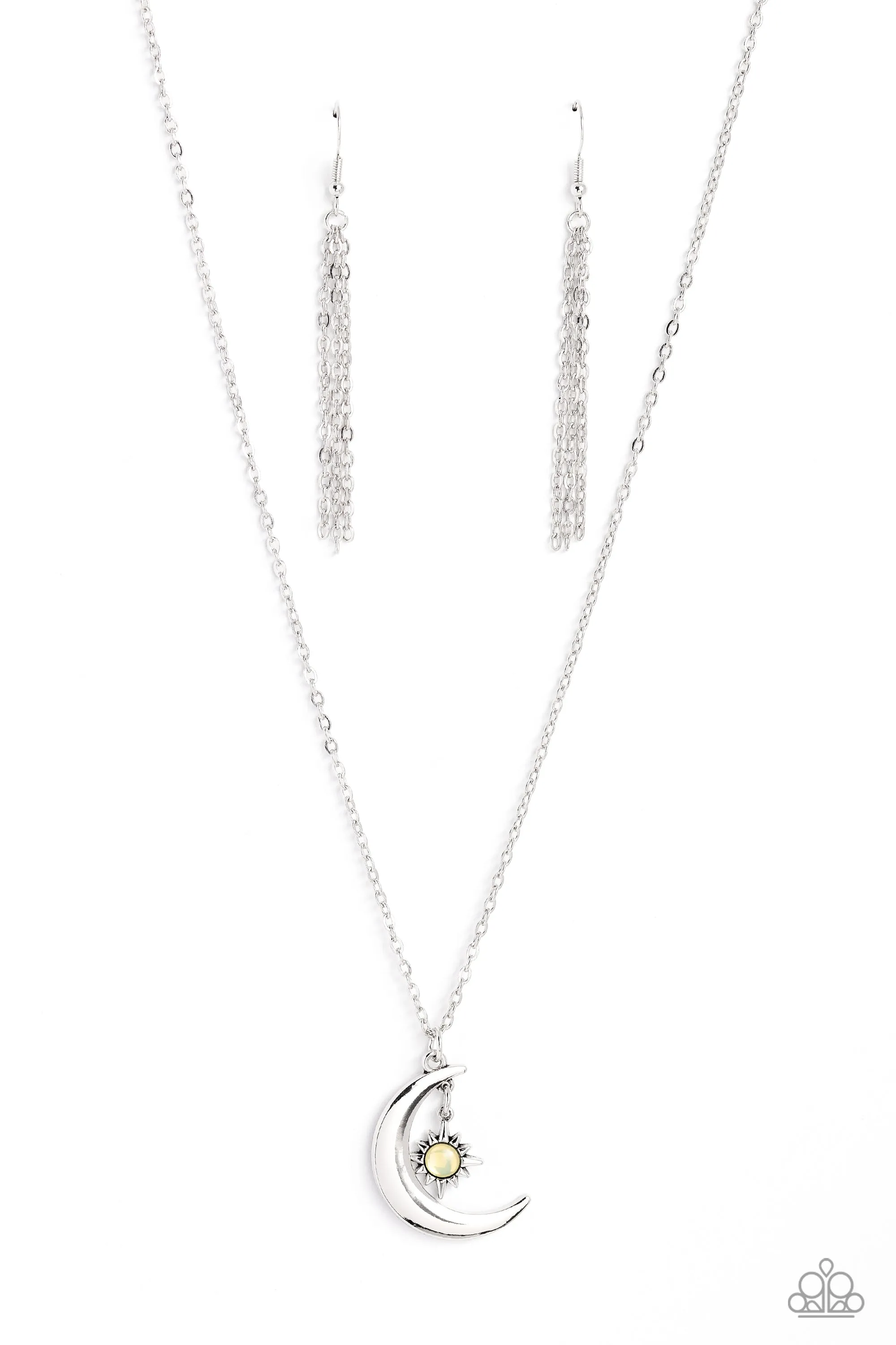 Stellar Sway - Yellow Necklace - Paparazzi Accessories