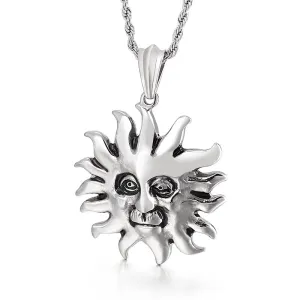 Sun Saint Titanium Steel Men's Pendant - Pop Rock Hip-Hop Design