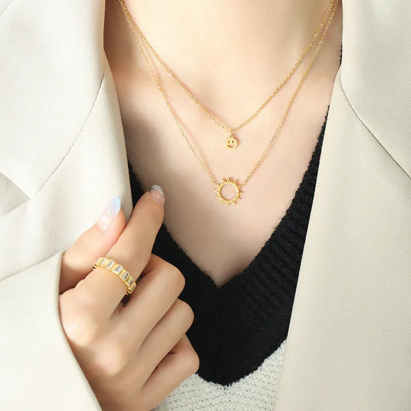 Sunny Personality Statement Necklace for Women