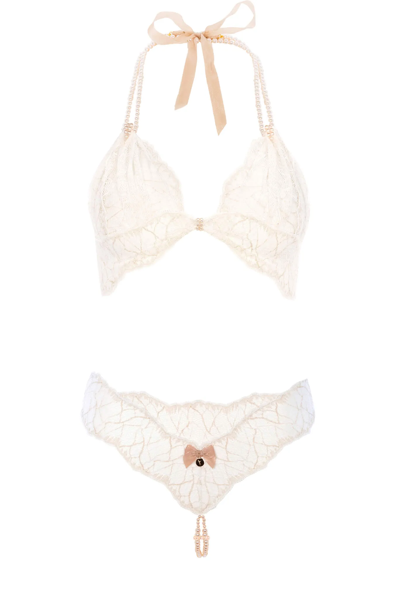Sydney Double Pearls Thong Set