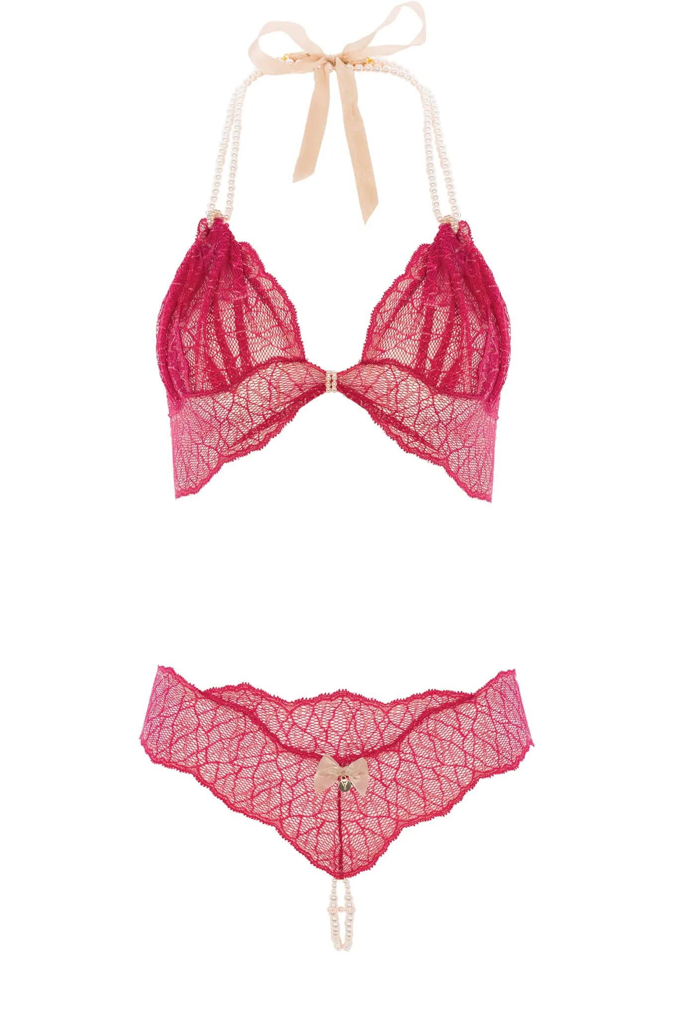 Sydney Double Pearls Thong Set