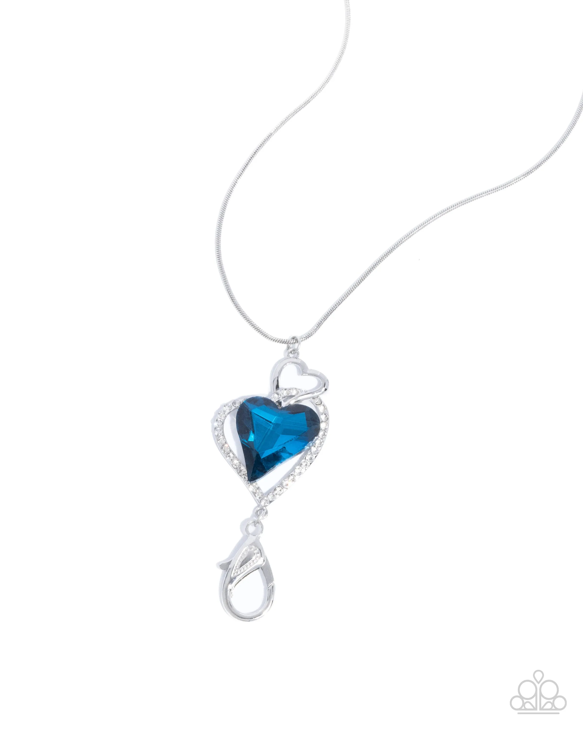 Taking My Time - Blue Lanyard - Paparazzi Accessories