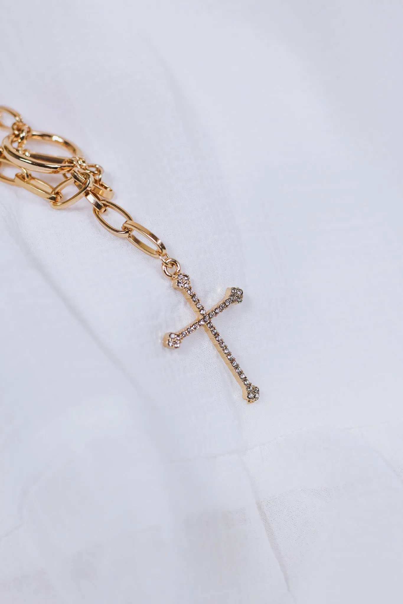Timeless Gold Cross Necklace