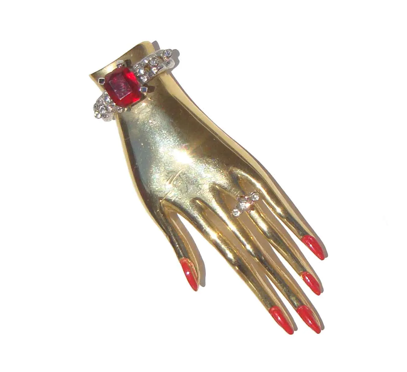 Vintage 80s Butler & Wilson Hand Brooch – Book Piece