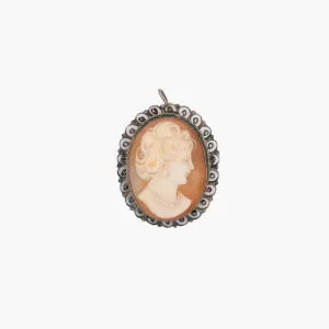 Vintage Camexco and Co Cameo Pendant or Pin