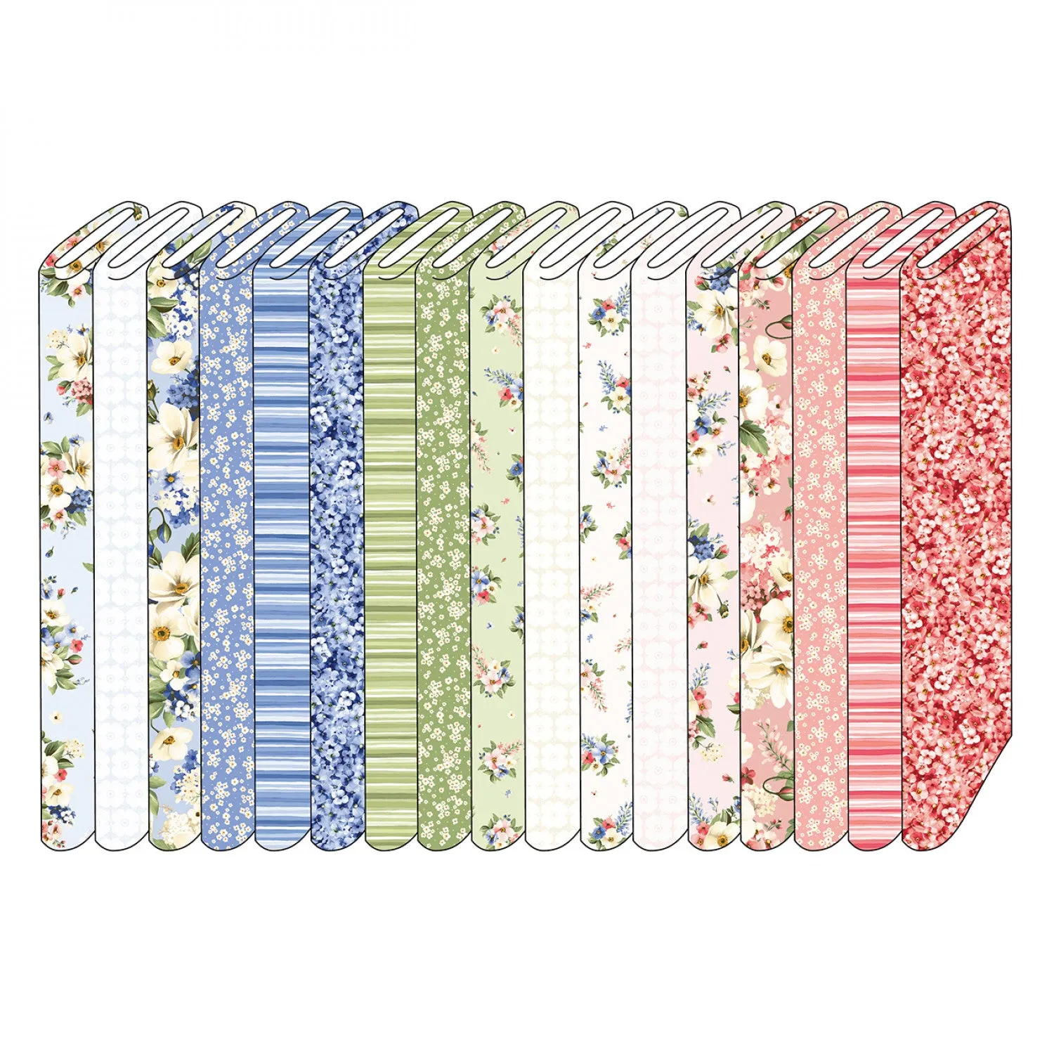 Windflower | Geo Flower - Blue by Maywood Studio | MAS10645-B